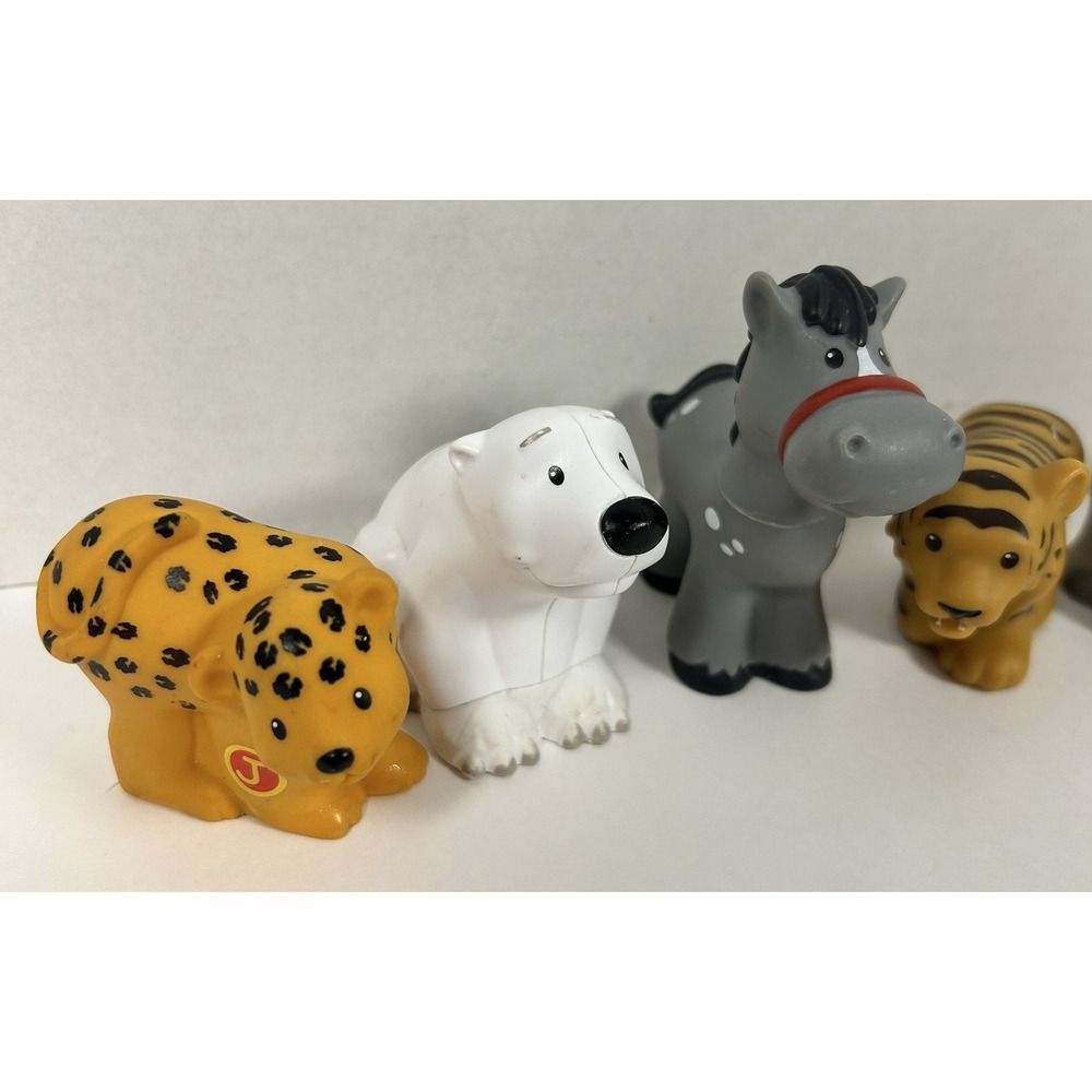Fisher Price Little People Lot of 6 Animals Zoo Jungle Farm - Picture 2 of 4